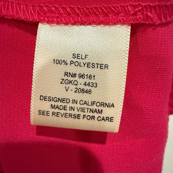 BeBop Juniors Medium Pink Sleeveless Tank Dress Knee Length Summer Dress Casual - Picture 5 of 5